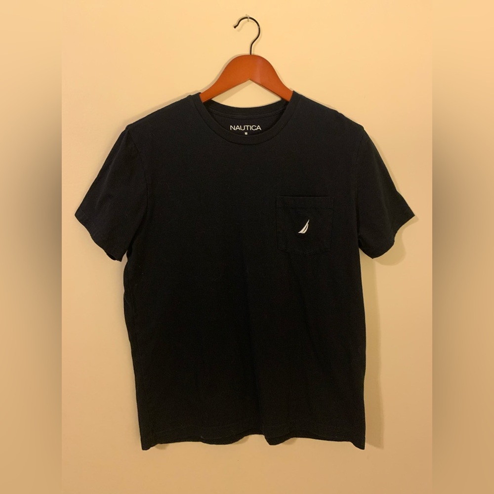 NAUTICA Logo T-shirt sz M